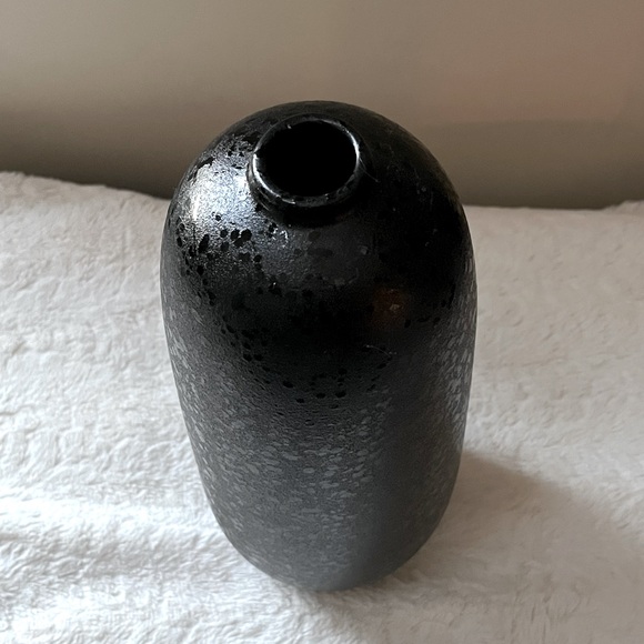 🆕 RARE Project 62 Textured Ceramic Stoneware Modern Slender Black Vase - Picture 9 of 13